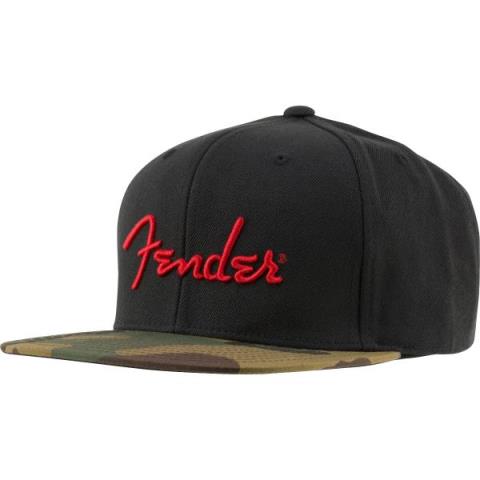 Fender-キャップFender Camo Flatbill Hat, Camo, One Size Fits Most