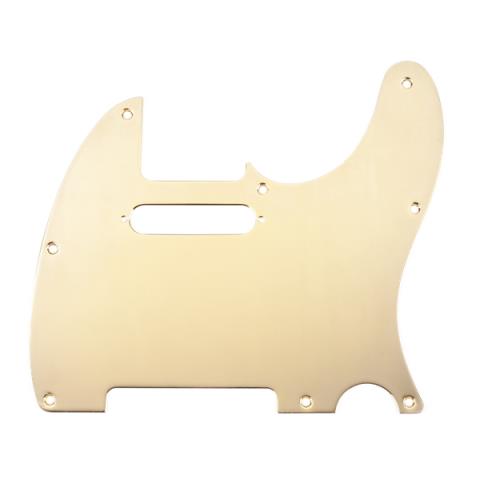 Fender-ピックガードPickguard, Telecaster, 8-Hole Mount, Gold-Plated, 1-Ply