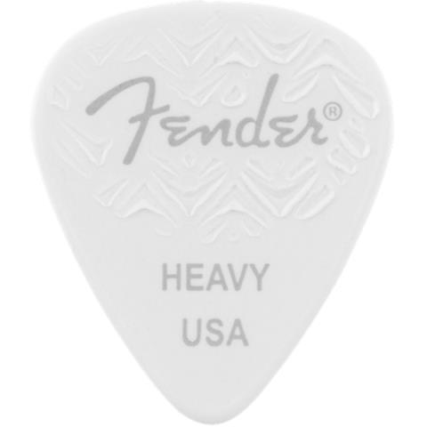 Fender-ピック351 Shape, White, Heavy (6)