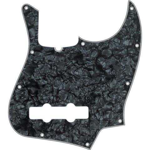 Fender-ピックガードPickguard, Jazz Bass, 10-Hole Mount, Black Pearl, 4-Ply