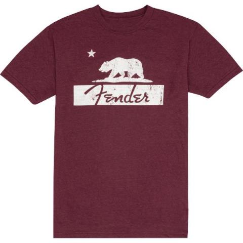 Fender Burgundy Bear Unisex T-Shirt, Sサムネイル