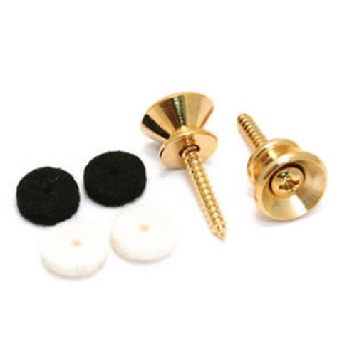 Fender-ストラップPure Vintage Strap Buttons, Gold (2)