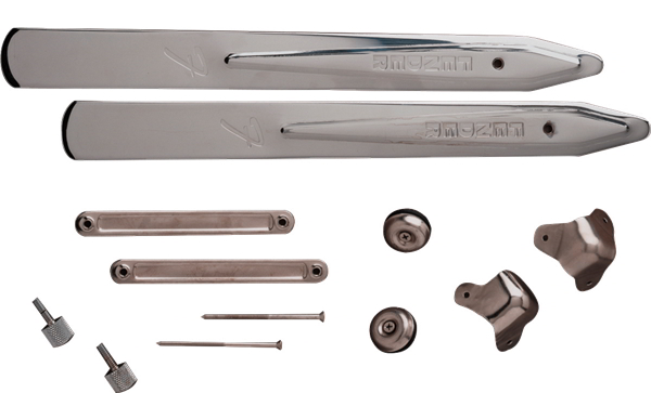 Pure Vintage 14" Small Tilt Back Legs, (2), Chrome追加画像 Pure Vintage 14" Small Tilt Back Legs, (2), Chrome追加画像