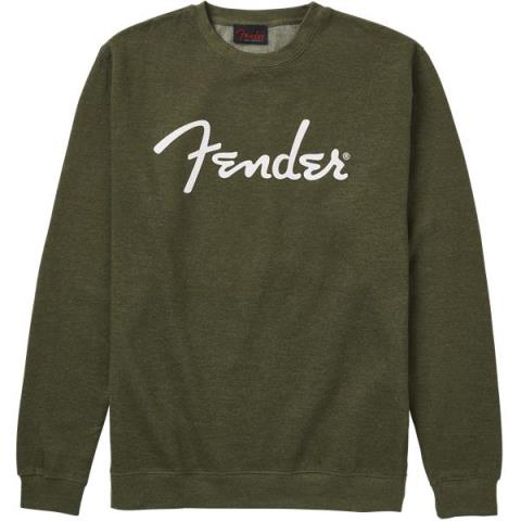 Fender Spaghetti Logo Pullover, Army Green, Lサムネイル