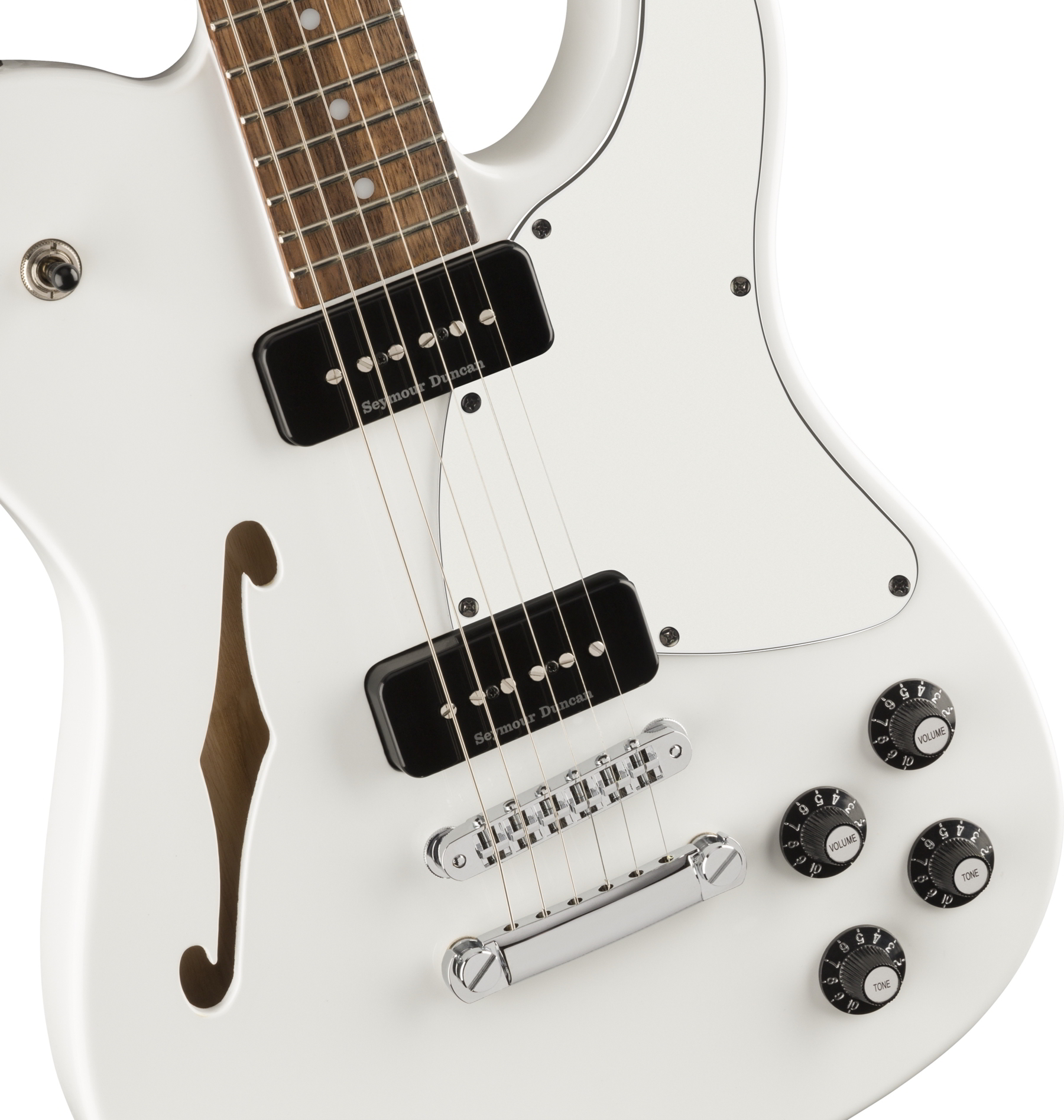 Jim Adkins JA-90 Telecaster Thinline, Laurel Fingerboard, White追加画像 Jim Adkins JA-90 Telecaster Thinline, Laurel Fingerboard, White追加画像