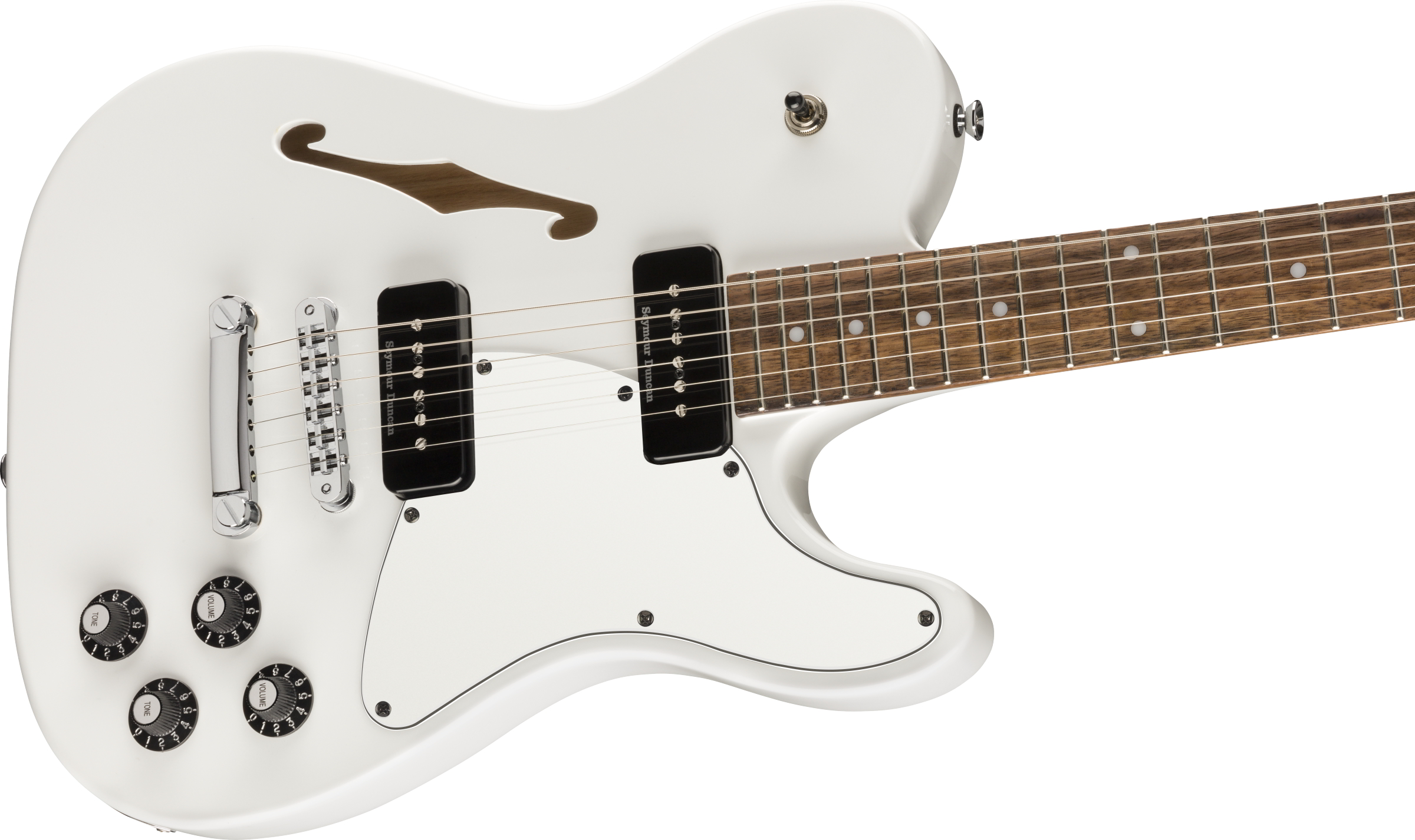 Jim Adkins JA-90 Telecaster Thinline, Laurel Fingerboard, White追加画像 Jim Adkins JA-90 Telecaster Thinline, Laurel Fingerboard, White追加画像