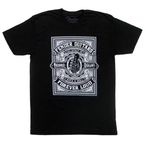 Fender Forever Loud Trusted Quality T-Shirt, Black, Mサムネイル