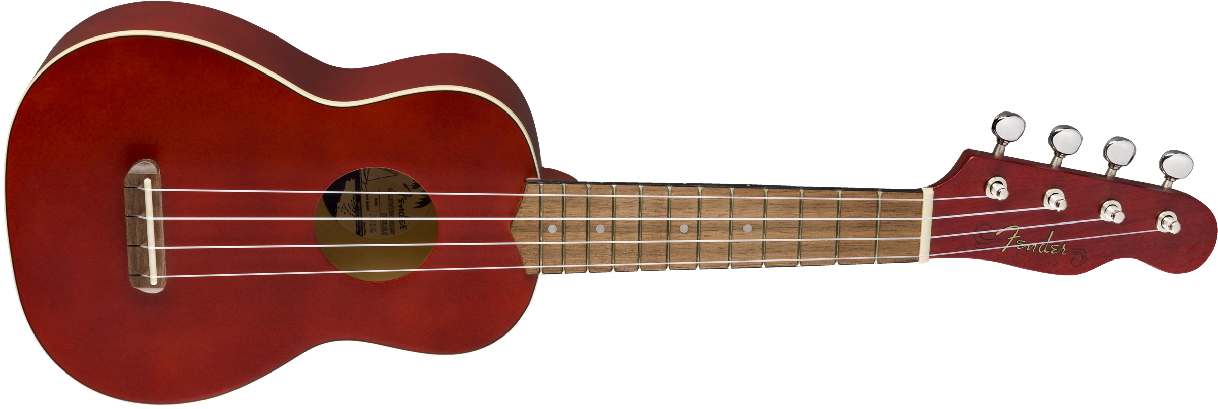 Venice Soprano UKULELE Walnut Fingerboard Cherry追加画像 Venice Soprano UKULELE Walnut Fingerboard Cherry追加画像