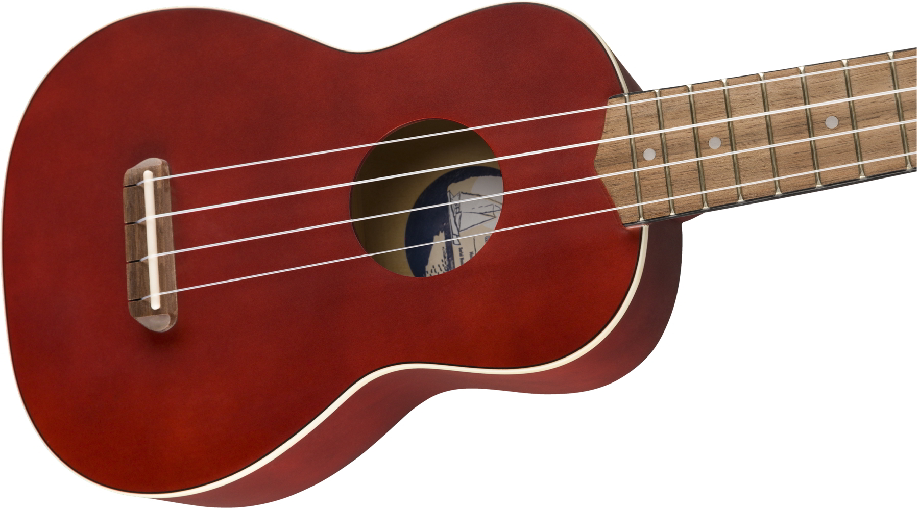 Venice Soprano UKULELE Walnut Fingerboard Cherry追加画像 Venice Soprano UKULELE Walnut Fingerboard Cherry追加画像
