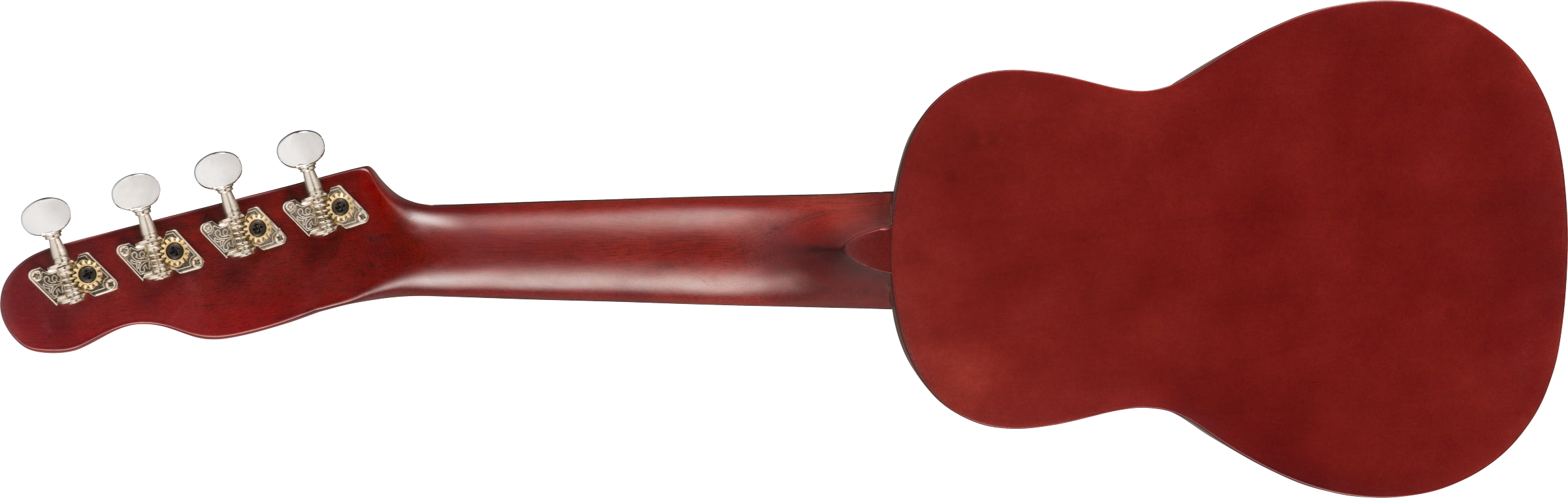 Venice Soprano UKULELE Walnut Fingerboard Cherry背面画像 Venice Soprano UKULELE Walnut Fingerboard Cherry背面画像