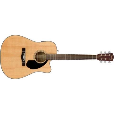 Fender-アコースティックギターCD-60SCE Dreadnought Walnut Fingerboard Natural