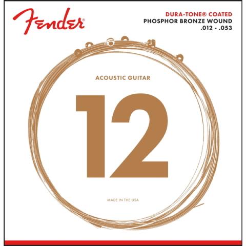 Fender-アコギ弦860L Phosphor Bronze Dura-Tone Coated 12-53