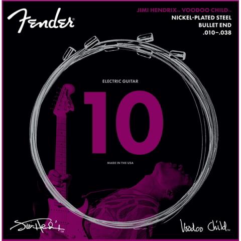 Fender-エレキギター弦Hendrix Voodoo Child Bullet End NPS 10-38