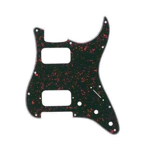 Fender-ピックガードPickguard, H/H Stratocaster, 11-Hole Mount, Tortoise Shell, 4-Ply