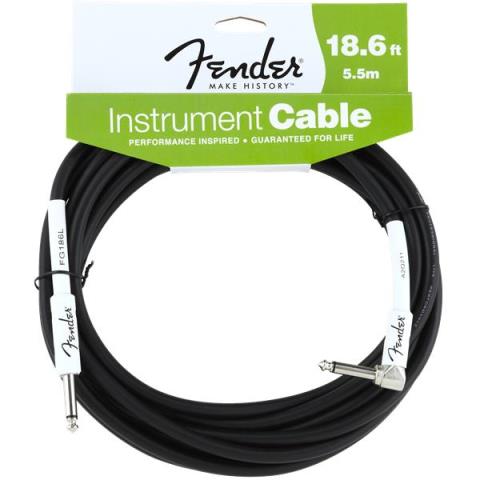 Fender-楽器用シールド
Fender Performance Series Instrument Cable, 18.6', Angled, Black