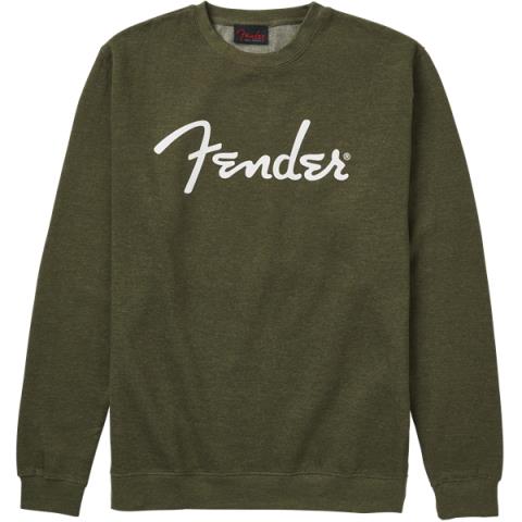 Fender Spaghetti Logo Pullover, Army Green, XLサムネイル