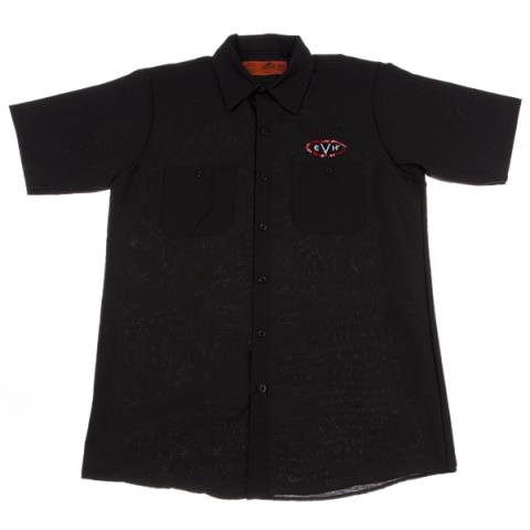 EVH Woven Shirt, Black, XXXLサムネイル