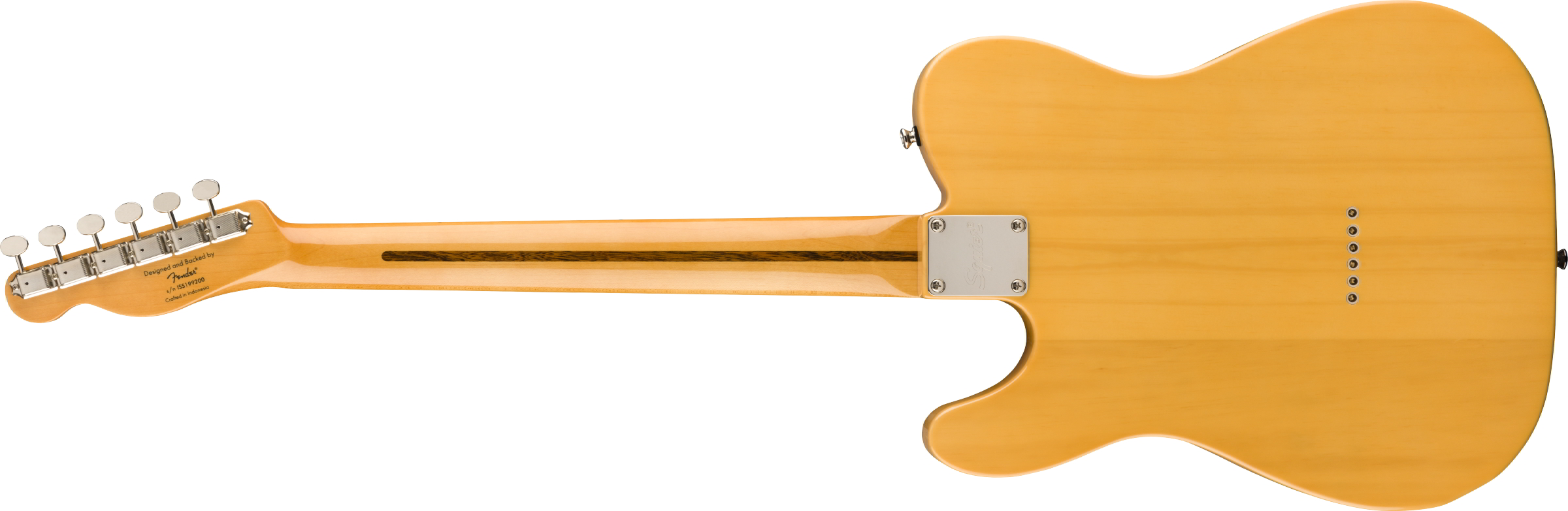 Classic Vibe '50s Telecaster Maple Fingerboard Butterscotch Blonde背面画像 Classic Vibe '50s Telecaster Maple Fingerboard Butterscotch Blonde背面画像