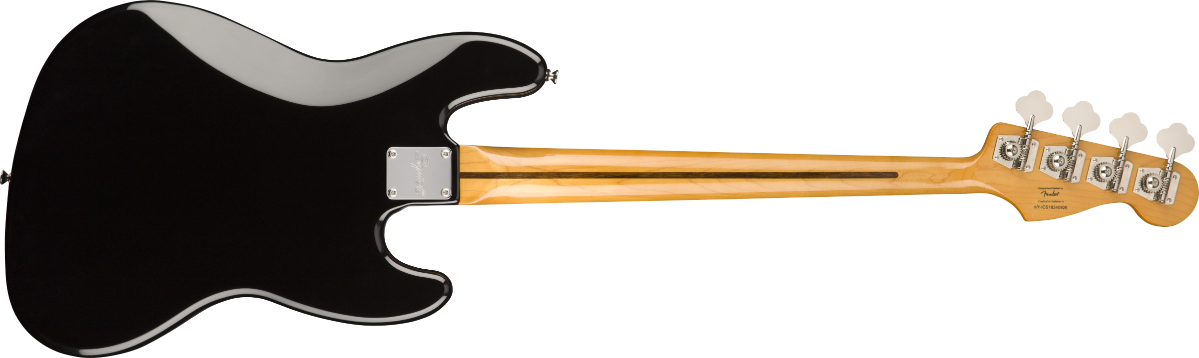 Classic Vibe '70s Jazz Bass Left-Handed Maple Fingerboard Black背面画像