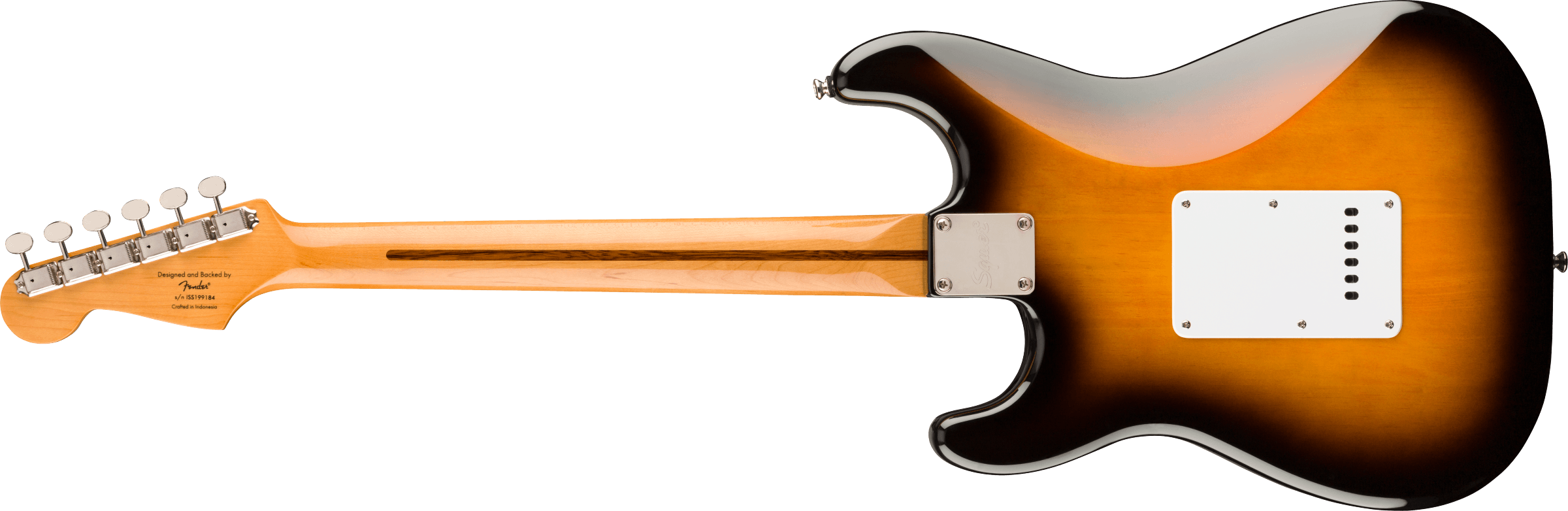 Classic Vibe '50s Stratocaster Maple Fingerboard 2-Color Sunburst背面画像