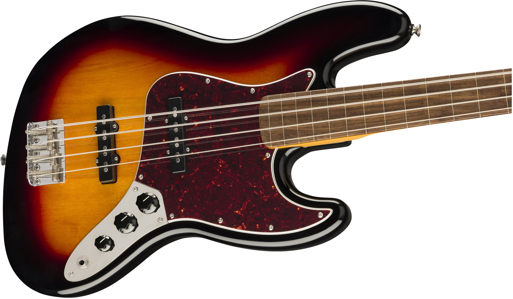 Classic Vibe '60s Jazz Bass Fretless Laurel Fingerboard 3-Color Sunburst追加画像