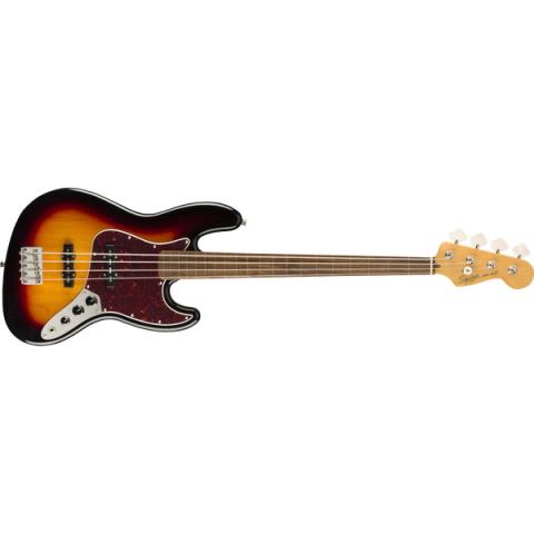 Squier-ジャズベースClassic Vibe '60s Jazz Bass Fretless Laurel Fingerboard 3-Color Sunburst
