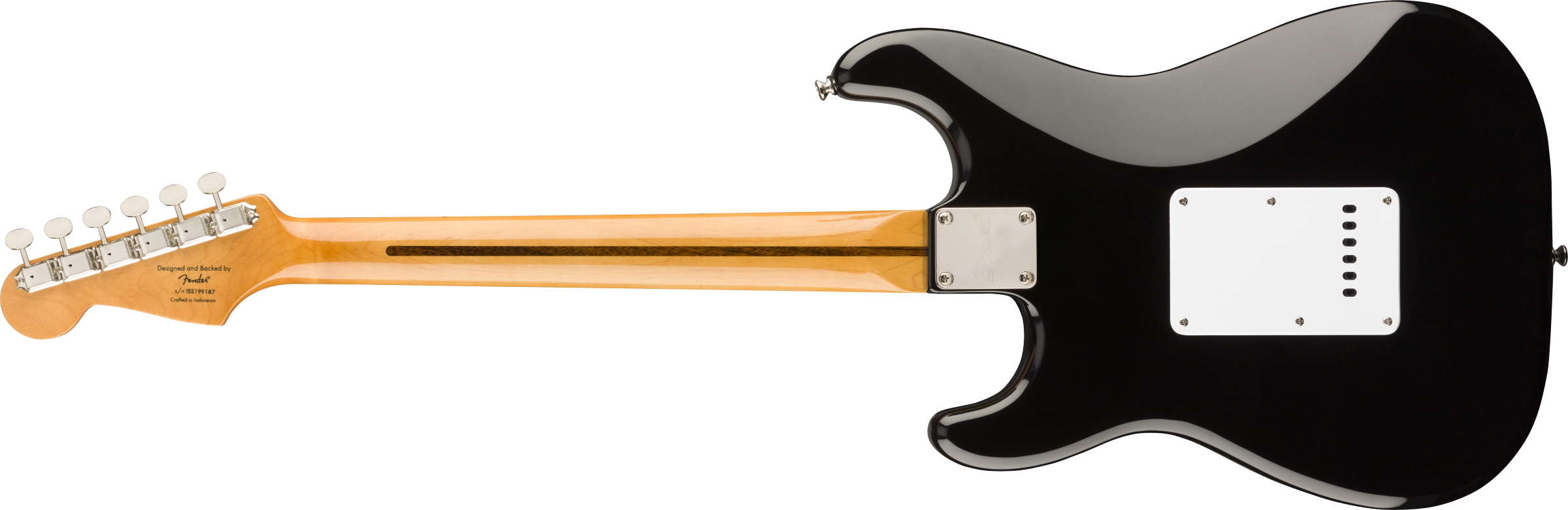 Classic Vibe '50s Stratocaster Maple Fingerboard Black背面画像 Classic Vibe '50s Stratocaster Maple Fingerboard Black背面画像