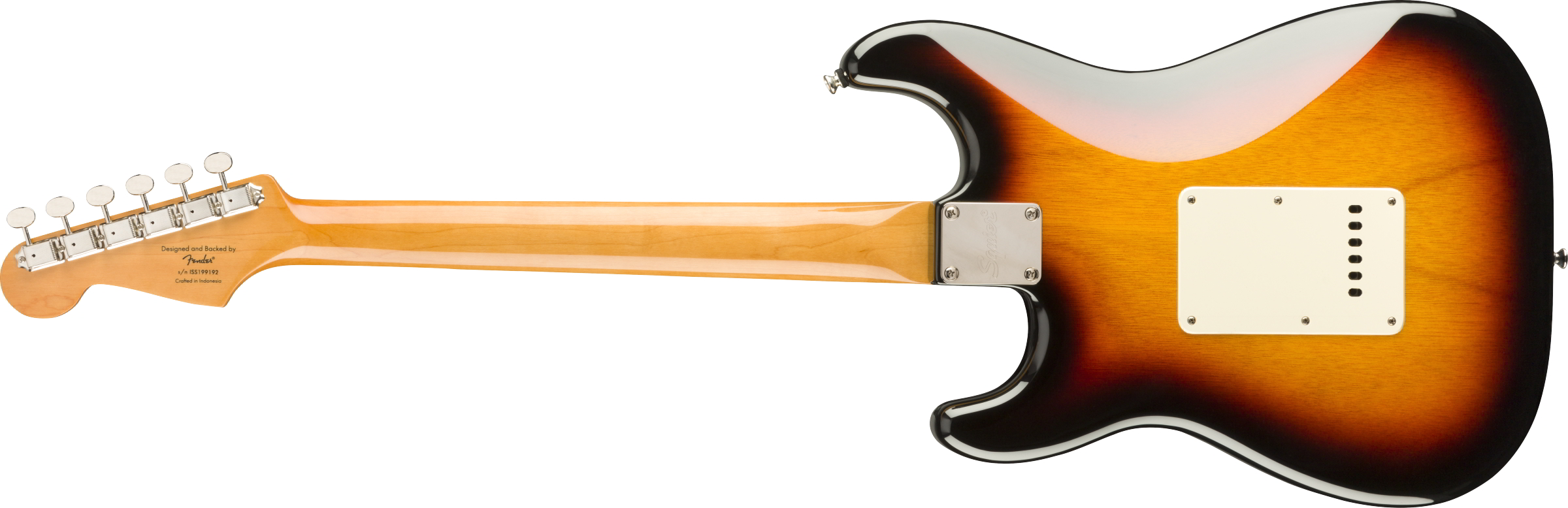 Classic Vibe '60s Stratocaster Laurel Fingerboard 3-Color Sunburst背面画像