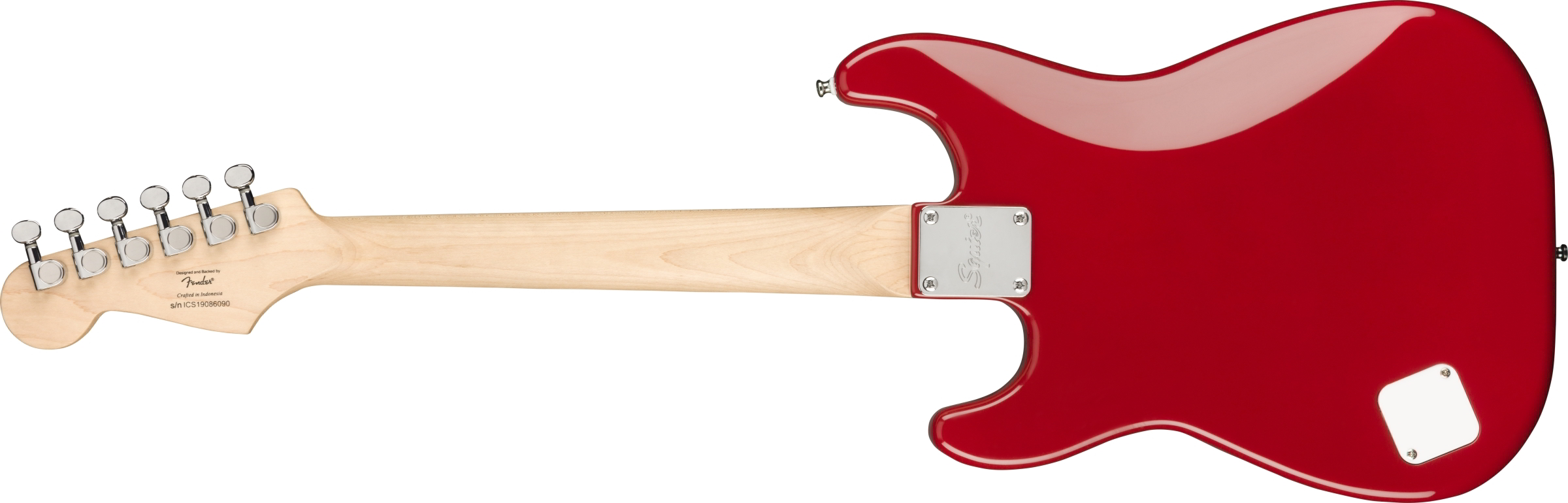Mini Stratocaster Laurel Fingerboard Dakota Red背面画像 Mini Stratocaster Laurel Fingerboard Dakota Red背面画像