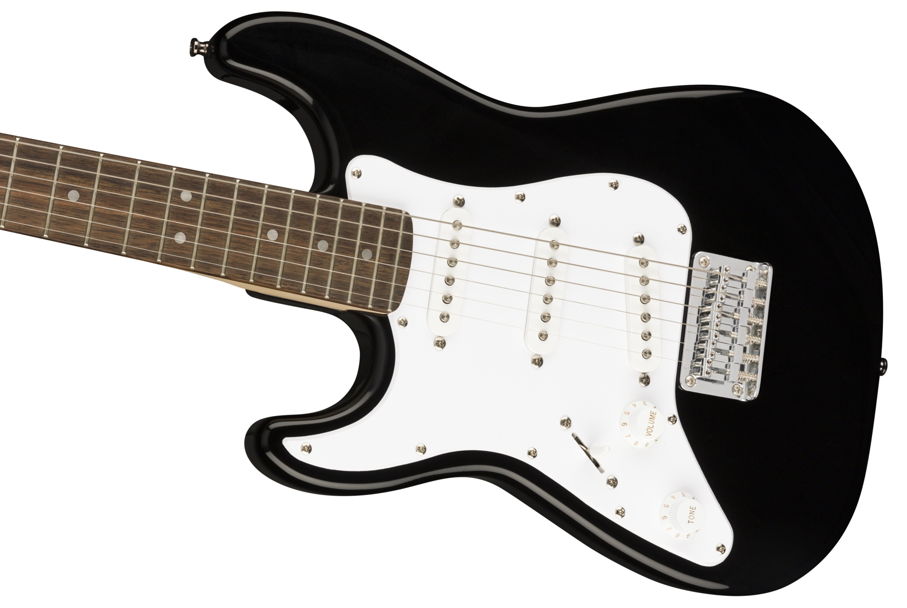 Mini Stratocaster Left-Handed Laurel Fingerboard Black追加画像