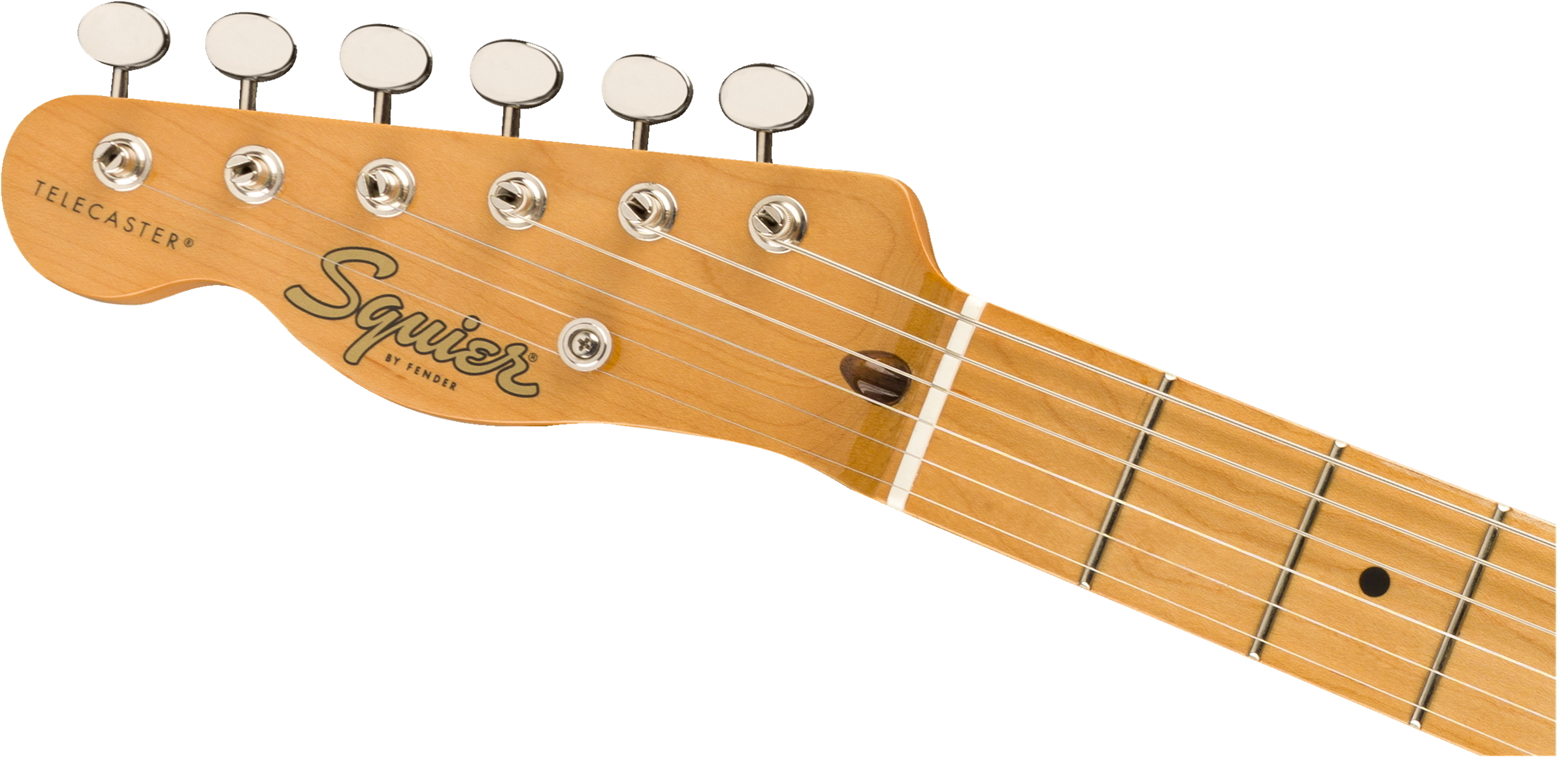 Classic Vibe '50s Telecaster Left-Handed Maple Fingerboard Butterscotch Blondeヘッド画像