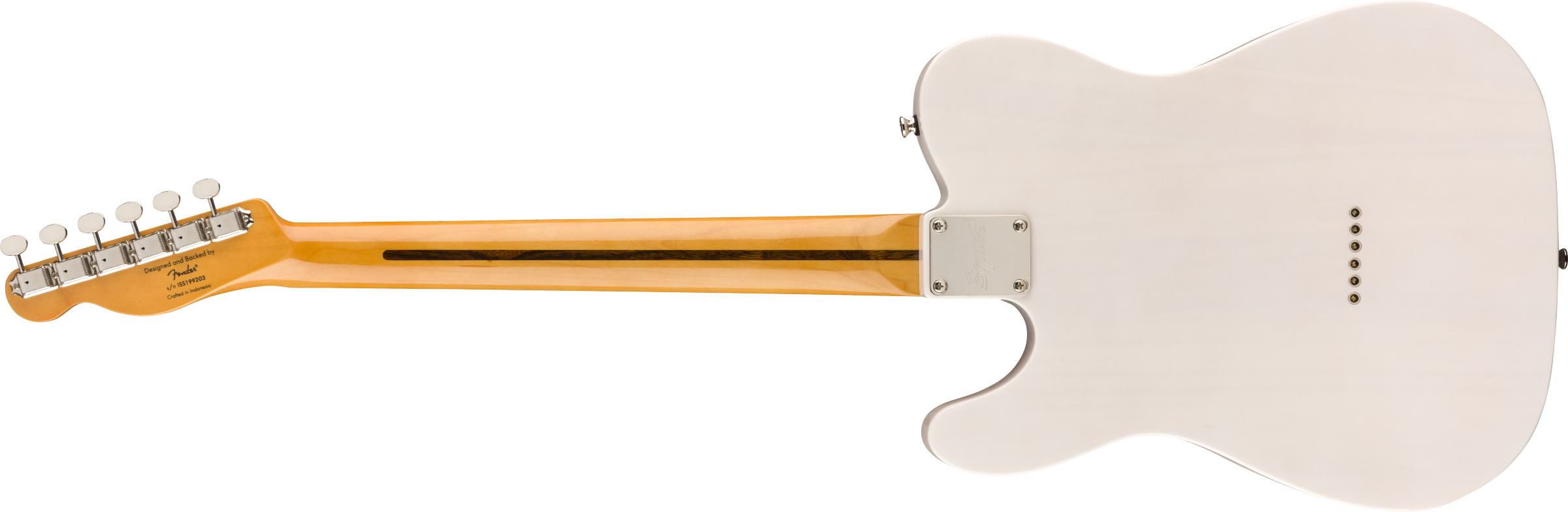 Classic Vibe '50s Telecaster Maple Fingerboard White Blonde背面画像 Classic Vibe '50s Telecaster Maple Fingerboard White Blonde背面画像