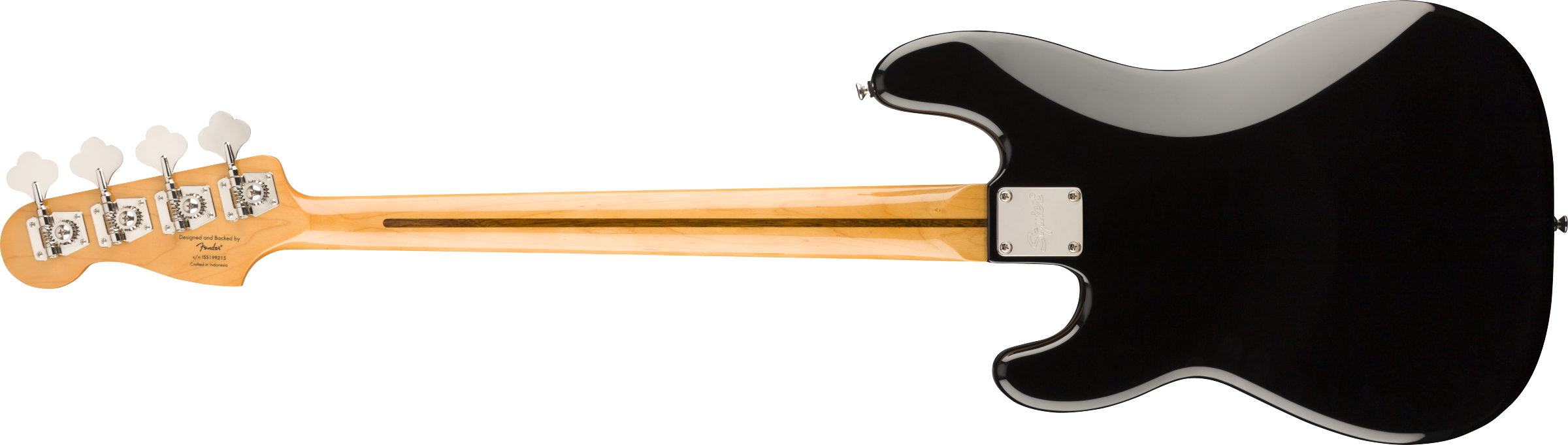Classic Vibe '70s Precision Bass Maple Fingerboard Black背面画像 Classic Vibe '70s Precision Bass Maple Fingerboard Black背面画像