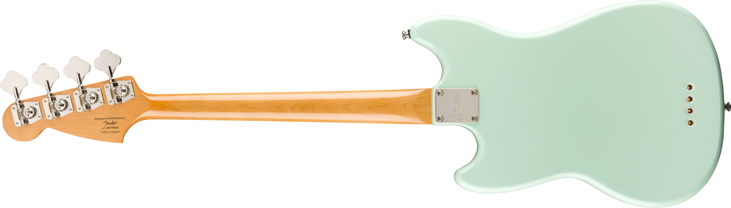 Classic Vibe '60s Mustang Bass, Laurel Fingerboard, Surf Green背面画像 Classic Vibe '60s Mustang Bass, Laurel Fingerboard, Surf Green背面画像