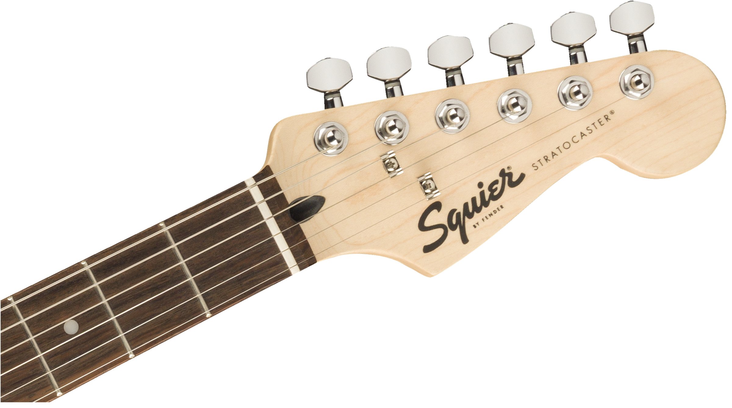 Bullet Stratocaster HSS, Laurel Fingerboard, Shell Pinkヘッド画像