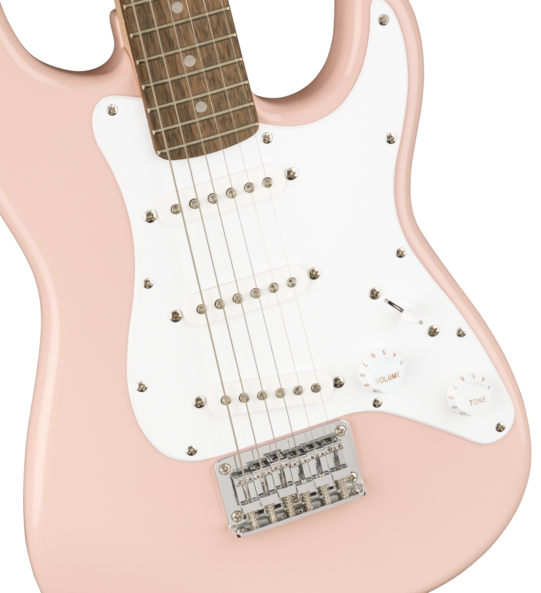 Mini Stratocaster Laurel Fingerboard Shell Pink追加画像 Mini Stratocaster Laurel Fingerboard Shell Pink追加画像