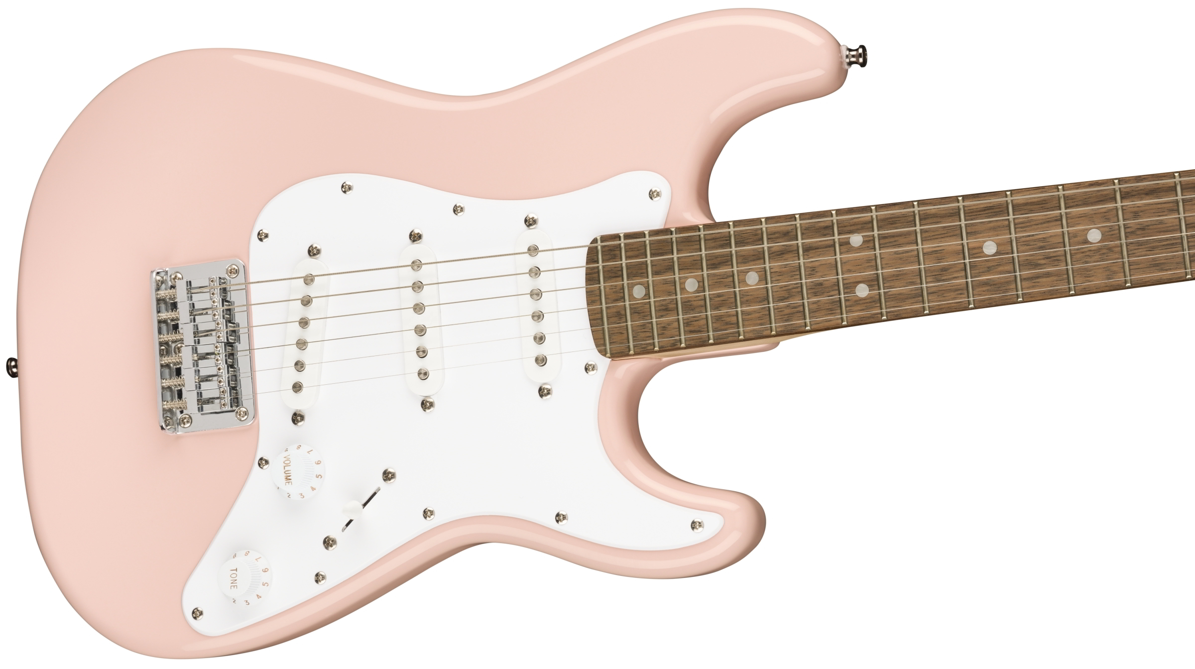 Mini Stratocaster Laurel Fingerboard Shell Pink追加画像 Mini Stratocaster Laurel Fingerboard Shell Pink追加画像