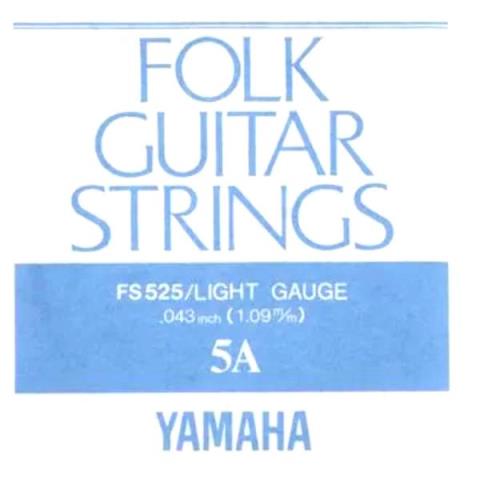 YAMAHA-ライトゲージフォークギター弦FS525 .043 バラ弦