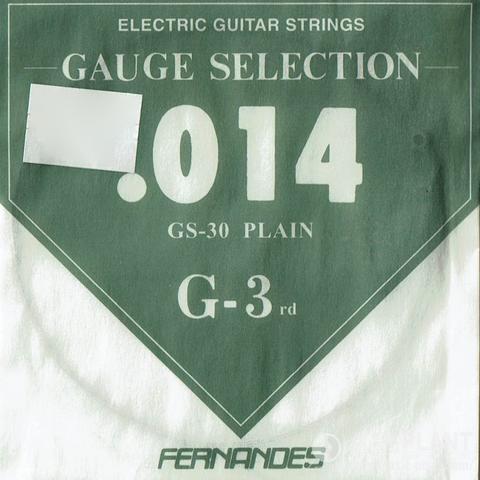 FERNANDES-エレキギター弦GS-30 014 PLAIN バラ弦