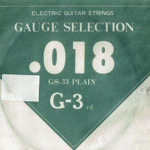 FERNANDES-エレキギター弦GS-33 018 PLAIN バラ弦