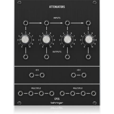 BEHRINGER-ユーロラック用 アナログアッティネーター/マルチプルモジュールCP35 ATTENUATORS