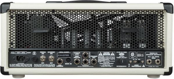 5150III 50W 6L6 Head, Ivory, 100V JPN背面画像 5150III 50W 6L6 Head, Ivory, 100V JPN背面画像