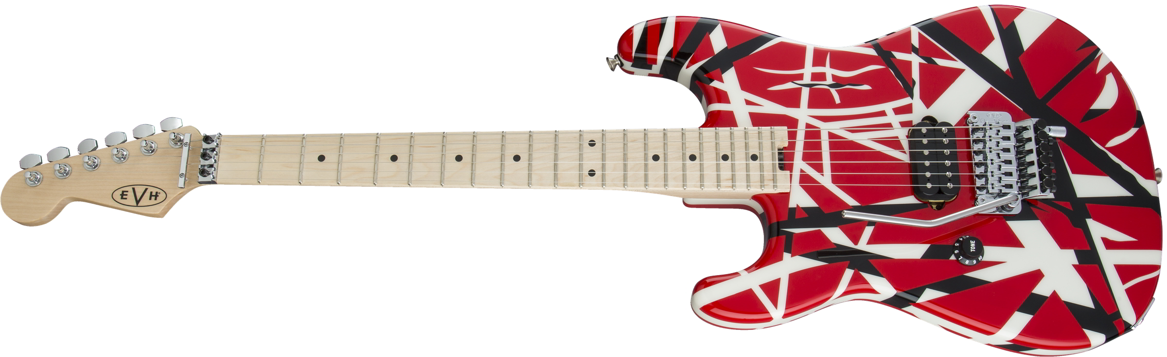 Striped Series LH R/B/W, Maple Fingerboard, Red, Black and White Stripes追加画像 Striped Series LH R/B/W, Maple Fingerboard, Red, Black and White Stripes追加画像