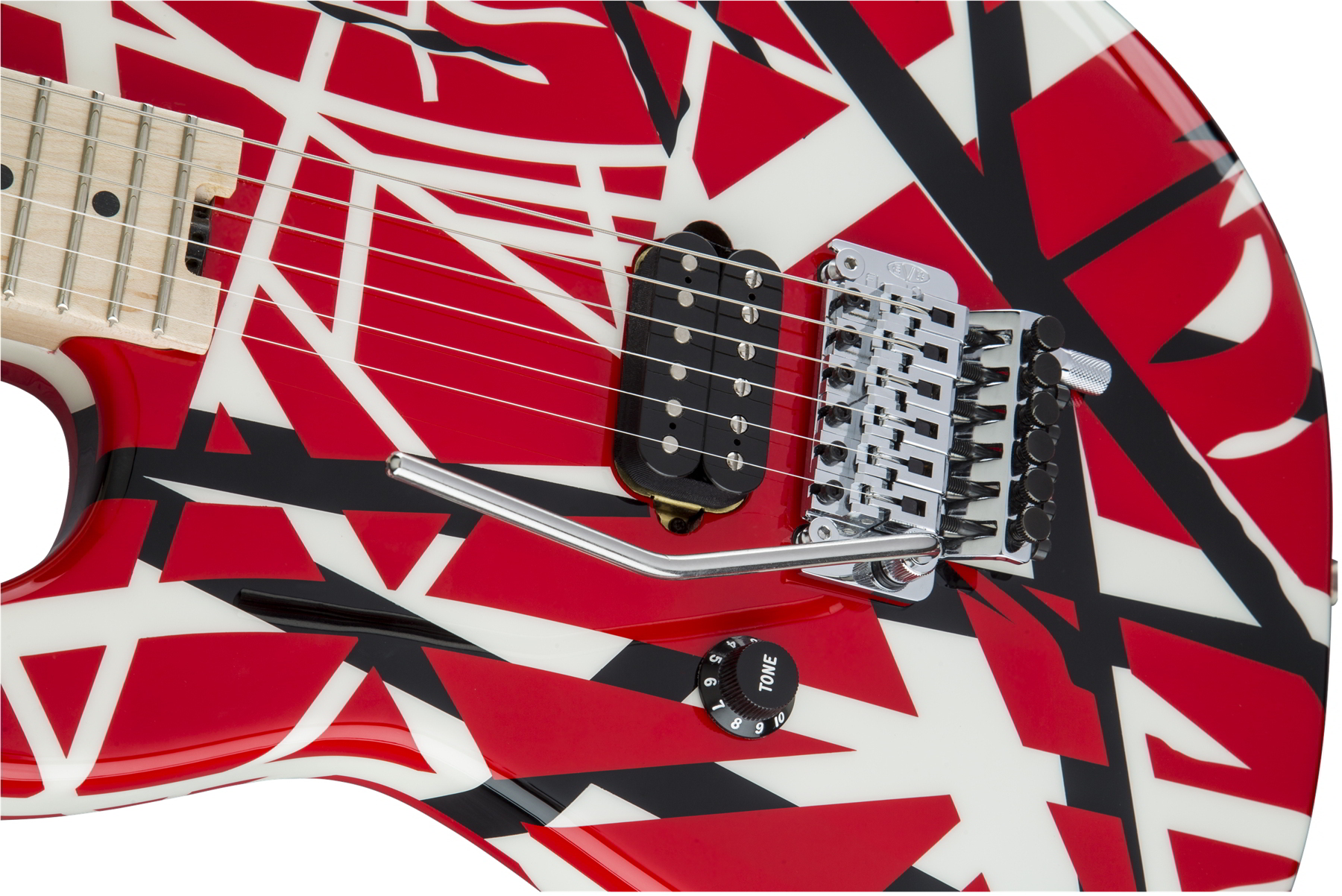 Striped Series LH R/B/W, Maple Fingerboard, Red, Black and White Stripes追加画像 Striped Series LH R/B/W, Maple Fingerboard, Red, Black and White Stripes追加画像