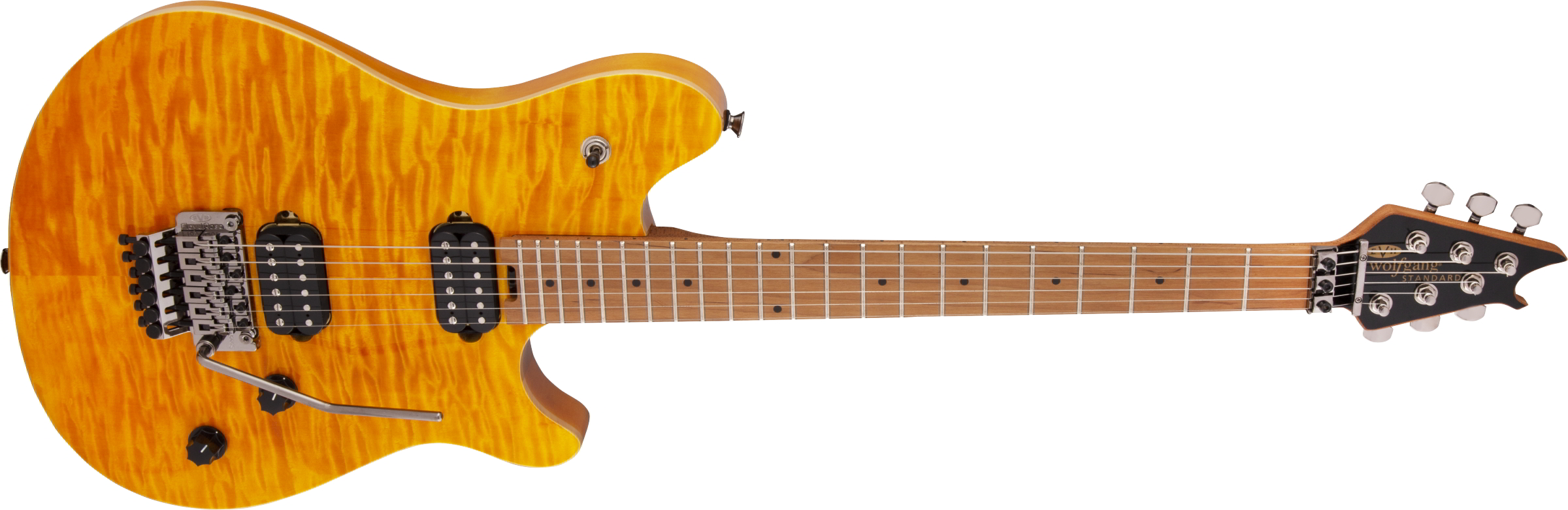Wolfgang WG Standard QM, Baked Maple Fingerboard, Transparent Amber追加画像 Wolfgang WG Standard QM, Baked Maple Fingerboard, Transparent Amber追加画像
