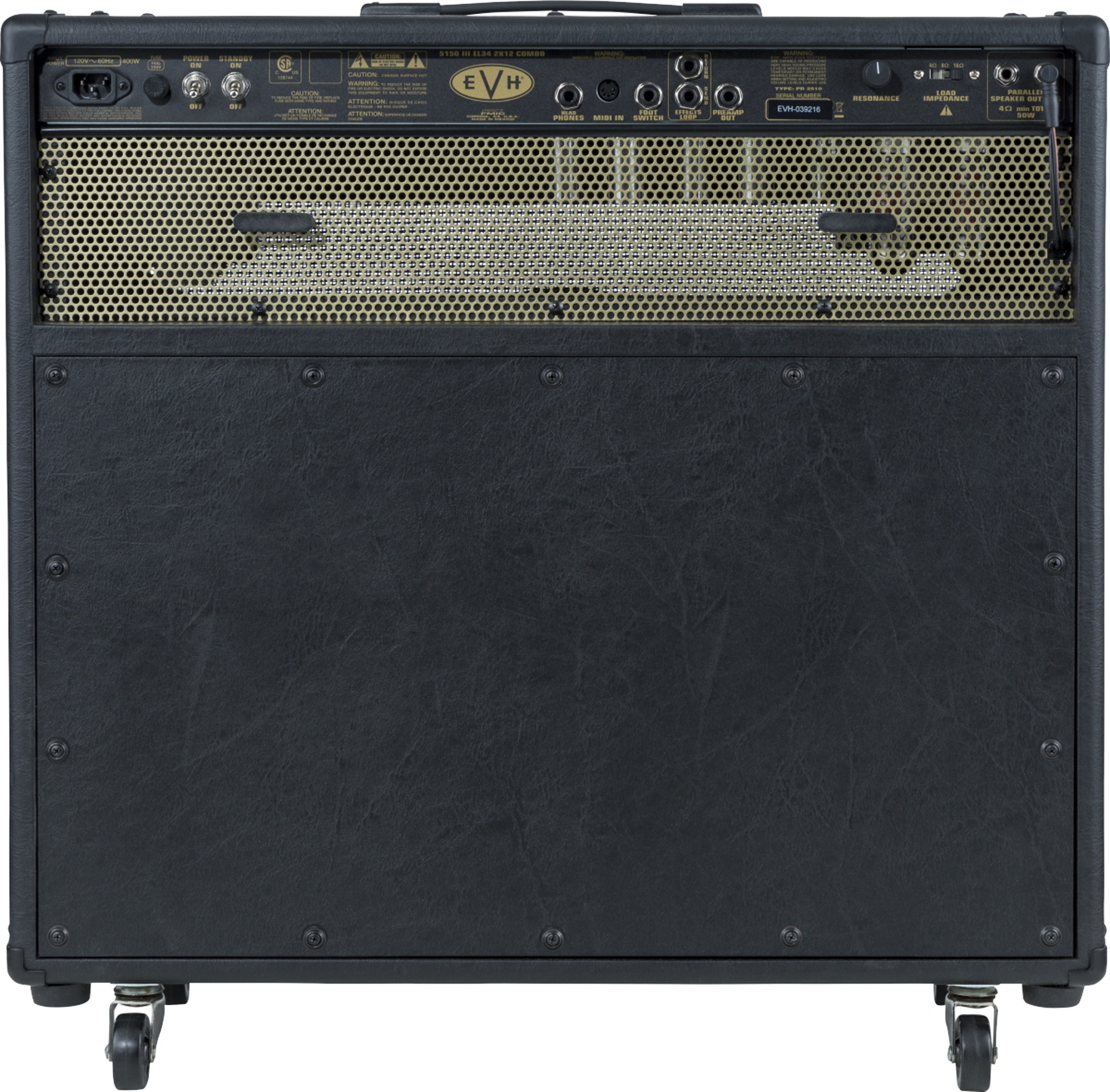 5150III 50W EL34 2x12 Combo, Black, 100V JPN背面画像 5150III 50W EL34 2x12 Combo, Black, 100V JPN背面画像