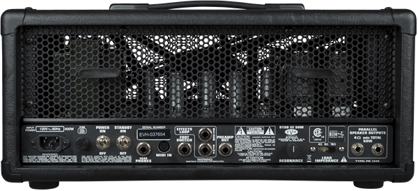 5150III 50W 6L6 Head, Black, 100V JPN背面画像 5150III 50W 6L6 Head, Black, 100V JPN背面画像