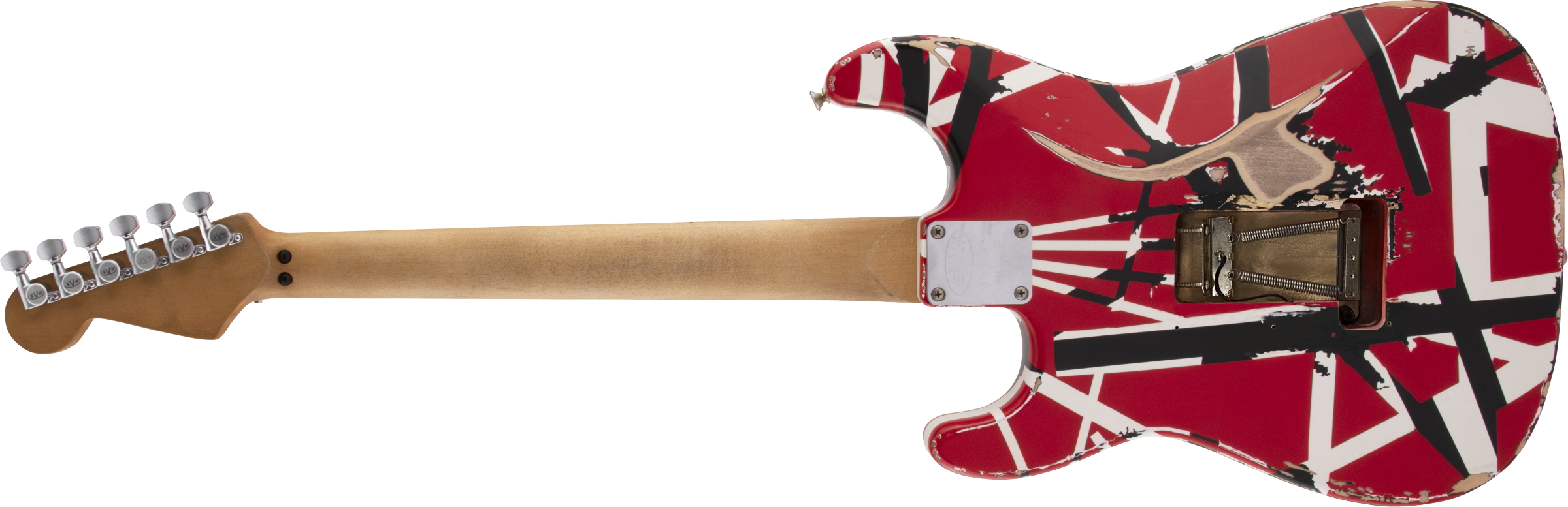 Striped Series Frankie, Maple Fingerboard, Red with Black Stripes Relic追加画像 Striped Series Frankie, Maple Fingerboard, Red with Black Stripes Relic追加画像
