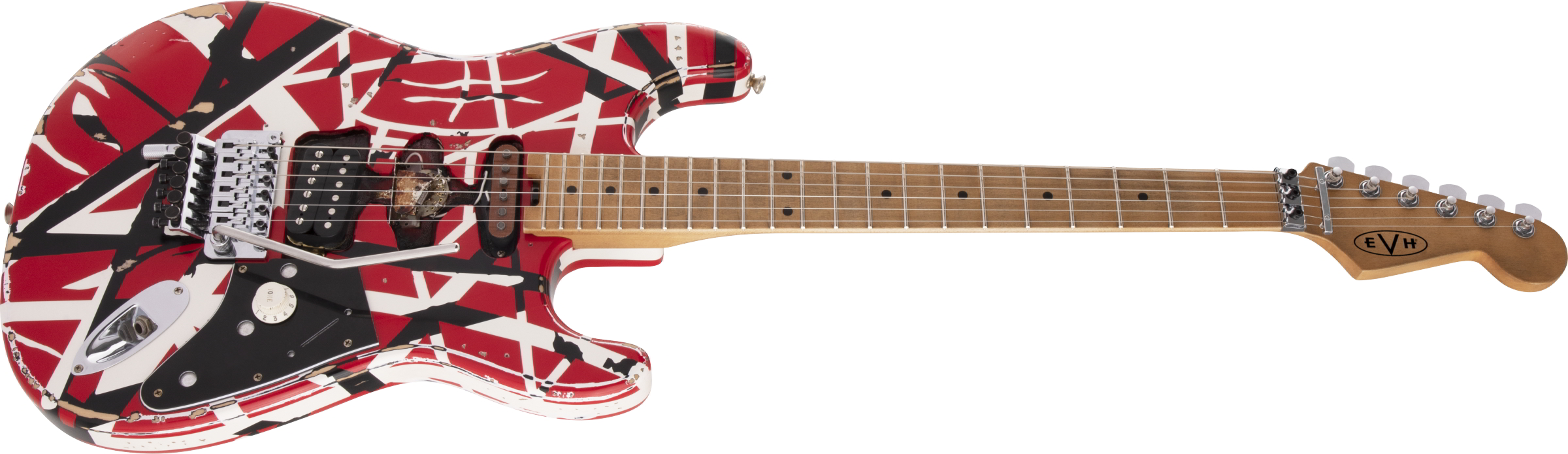 Striped Series Frankie, Maple Fingerboard, Red with Black Stripes Relic追加画像 Striped Series Frankie, Maple Fingerboard, Red with Black Stripes Relic追加画像