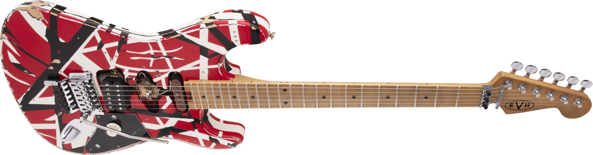 Striped Series Frankie, Maple Fingerboard, Red with Black Stripes Relic追加画像 Striped Series Frankie, Maple Fingerboard, Red with Black Stripes Relic追加画像